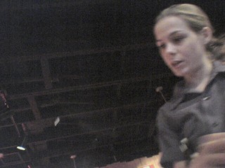 Kraus' GF at Famous Dave's