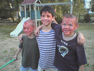 Bobbing for apples in Jello
