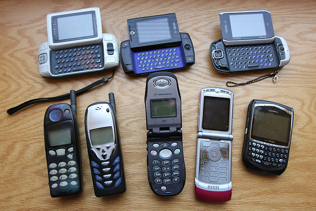 Some old phones of ours