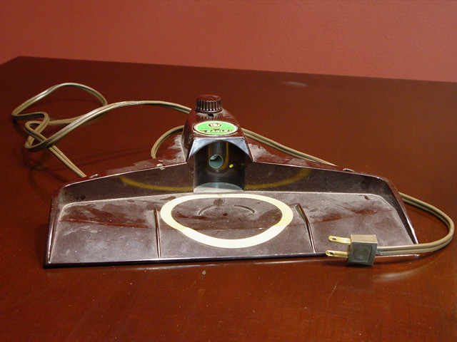 An old putting practice ball return