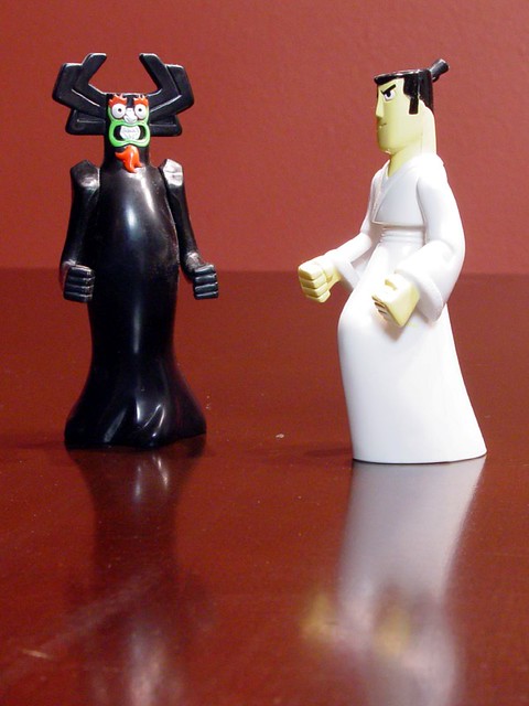 These guys had buttons in their backs so you could box