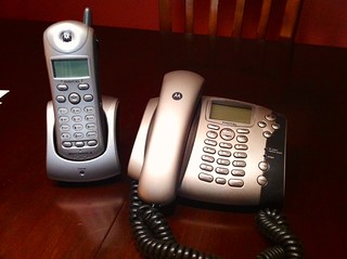 Land lines. Donated.