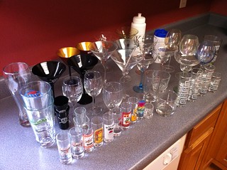 Trimming down our glassware collection. Anyone want any of these?