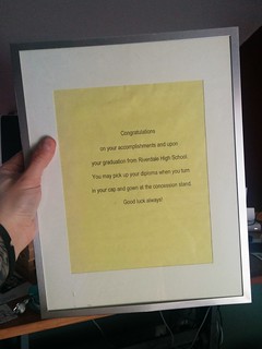 My high school diploma