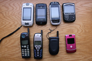 Tech - Some old phones of ours
