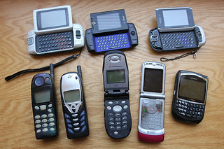 Tech - Some old phones of ours