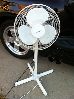 The "mission" fan from Cornell. Donated.