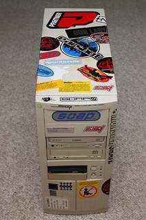 Tech - My first computer - covered in stickers