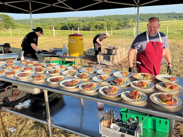Quite a spread of food