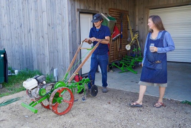 Jordan was very proud of this farming tool