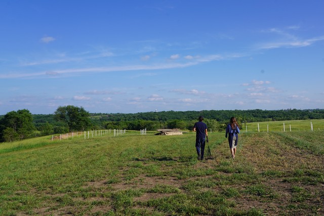 Following Jordan and Whitney to the orchard