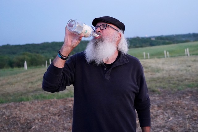 The Clyde's guys handed us a bottle of Casamigos