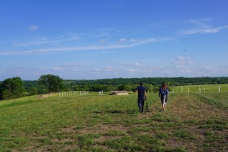 Following Jordan and Whitney to the orchard