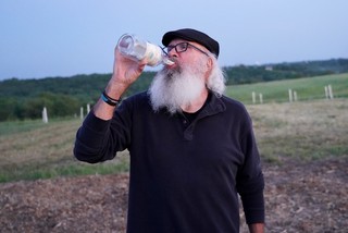 The Clyde's guys handed us a bottle of Casamigos