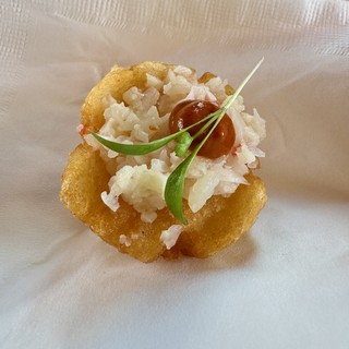 some cauliflower n fish n stuff