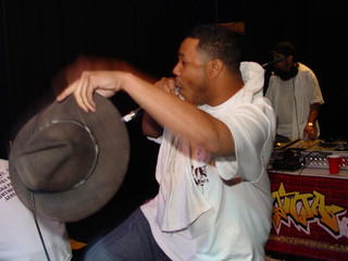 Gr& Phee traded hats with the cowboy dude, haha.