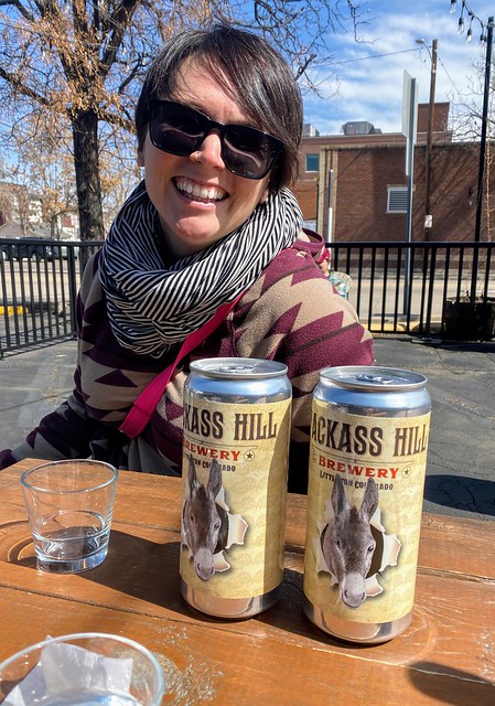 Takin some to-go beer for the cabin