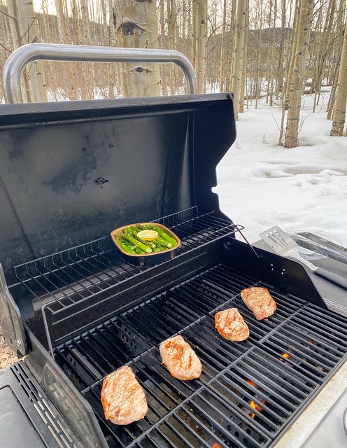 Beautiful evening to be grillin out