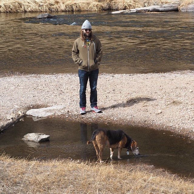 Drinkin some of that fresh mountain water