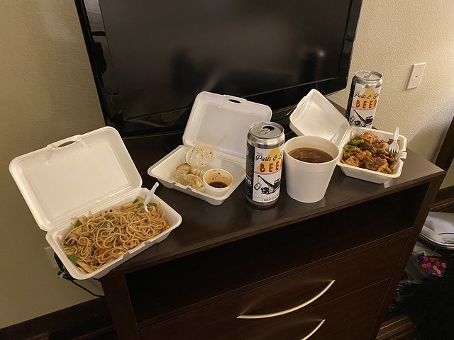 Fancy dinner in the Best Western