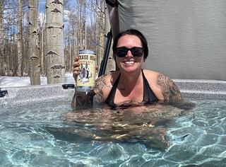 Covid-19 - Havin a big ol afternoon beer from Jackass Hill