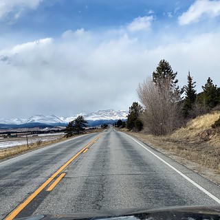 Covid-19 - Heading back toward fairplay on Highway 9