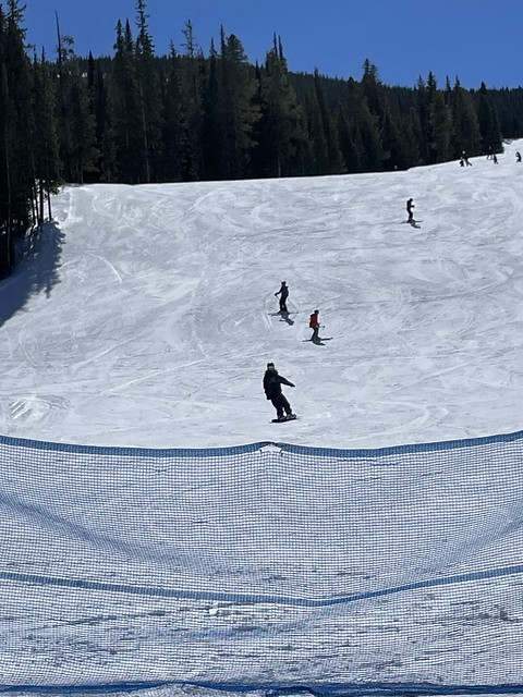 The best photo of me snowboarding from the day, haha