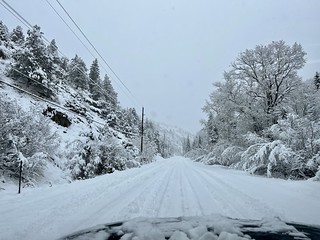 Snow - Totally unplowed, hah