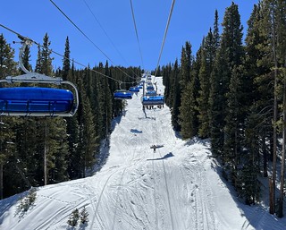 Snowboarding - Goin back up