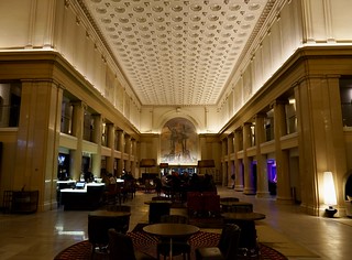 The lobby of our hotel
