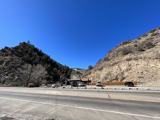 We made a pit stop into this lone bar on the side of the highway to get some snacks and a bloody