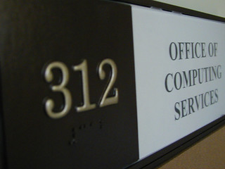 Law Hall 312 - Office of Computing Services