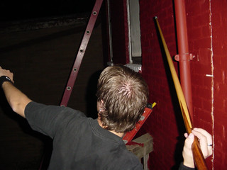 Billiards - I promise I did not launch that like a javelin