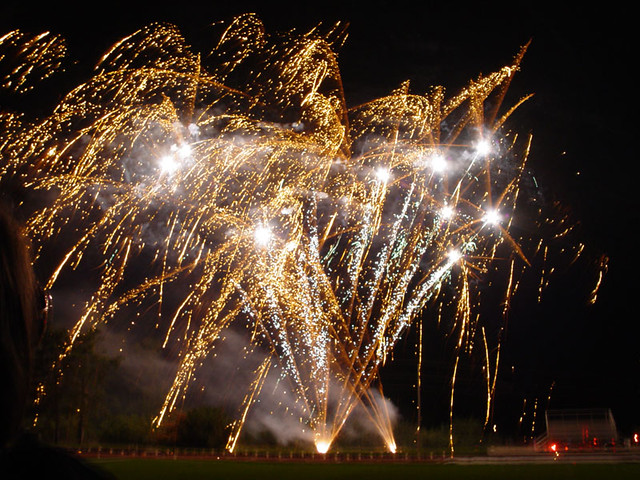Pep Rally Fireworks