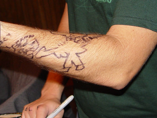 Tattoo - What Craig did to my arm.