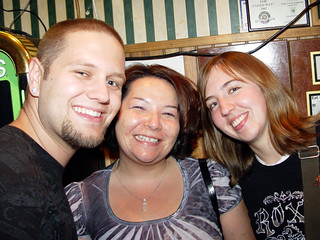 Me, Amber Gallegos and Smurf (whose real name, I found out, is Kelly)