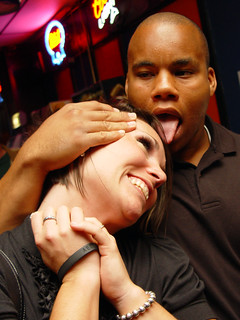 Kari's forehead tastes delicious... Just FYI