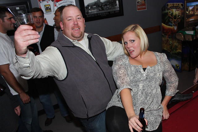 Notice the flexibility of Gully's left leg