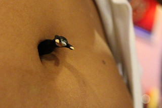 A nun... in drea's belly button