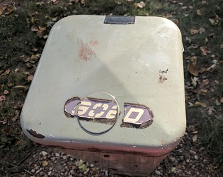 Some of my old soap stickers are still hangin on