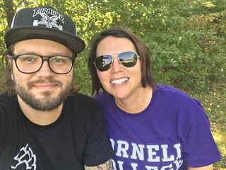 Sorta recreating a photo of us sitting here like 15 years ago.