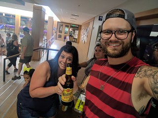 Megan Wiltz - Havin a beer in the commons. Weird.