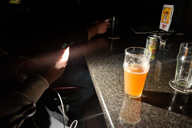 The power goes out at Chameleon's... and the rest of town.