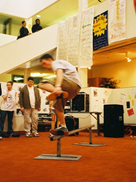 Zach with a backslide