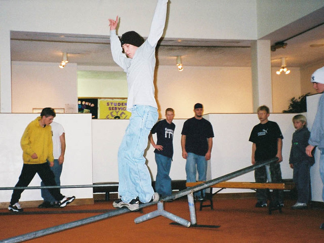 Mike with a goofy unity