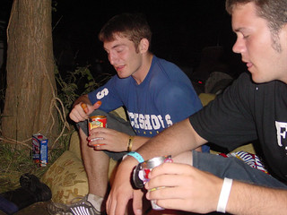 Travel - Aaron eating some pasta