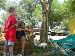 Archery - Elise and our Bow and Arrow