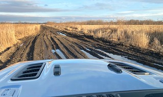 This road got a little soft in the middle