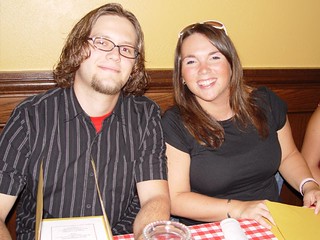 Kari and I at Vino's