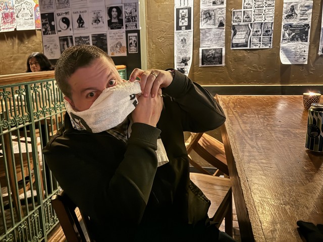 Ben and his game towel